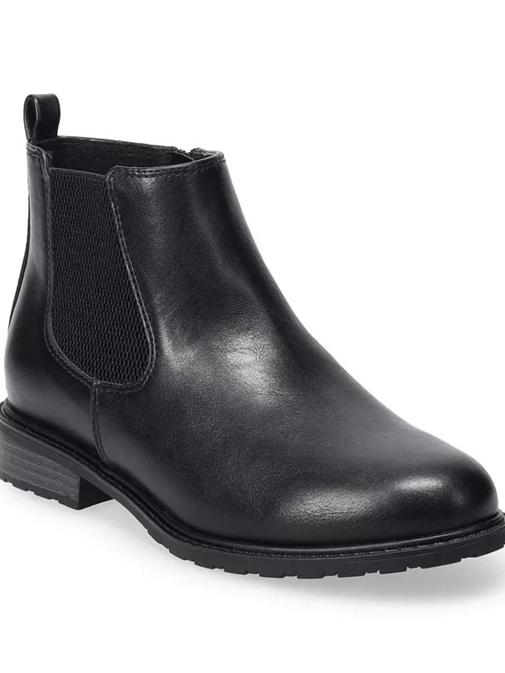Sonoma Black Brantlee Chelsea Ankle Boots Zipper Round Toe Women's US 8.5M